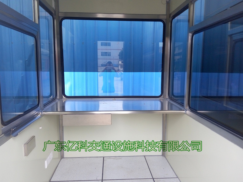 高速收費亭淋水檢測后內部無(wú)滲漏